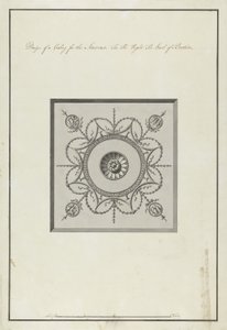 Design for the Ceiling of the Staircase, Headfort House